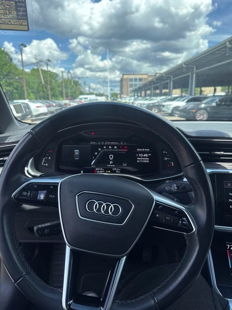 2024 White Audi A6 45 Premium Plus AWD Sedan