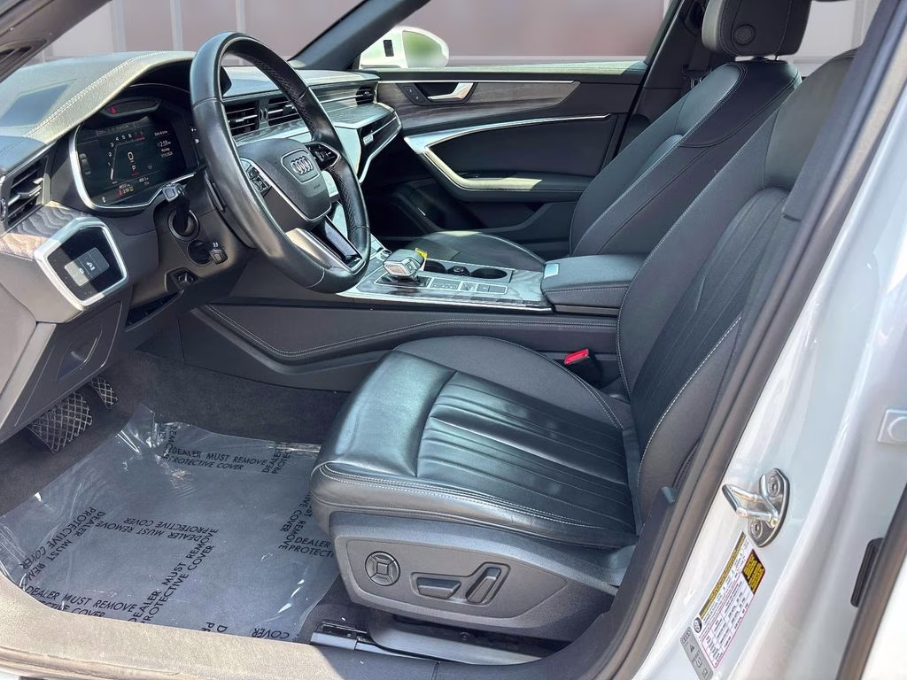 2024 White Audi A6 45 Premium Plus AWD Sedan