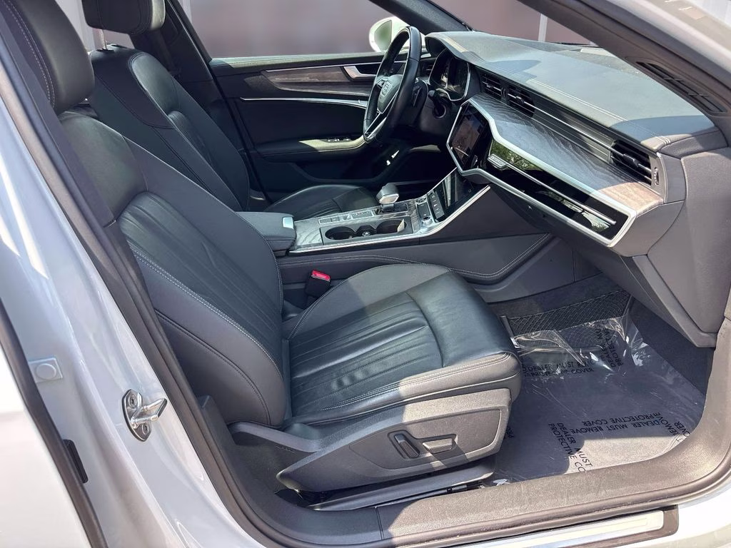 2024 White Audi A6 45 Premium Plus AWD Sedan