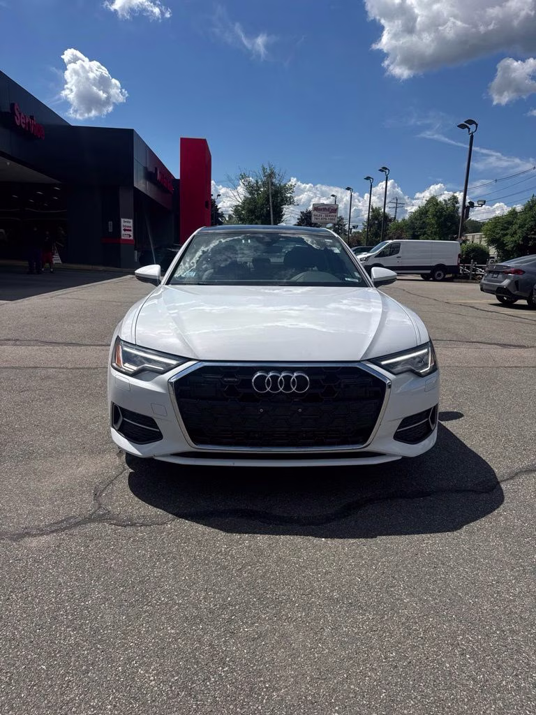 2024 White Audi A6 45 Premium Plus AWD Sedan