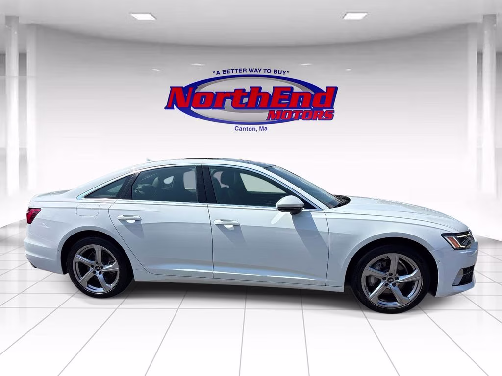2024 White Audi A6 45 Premium Plus AWD Sedan