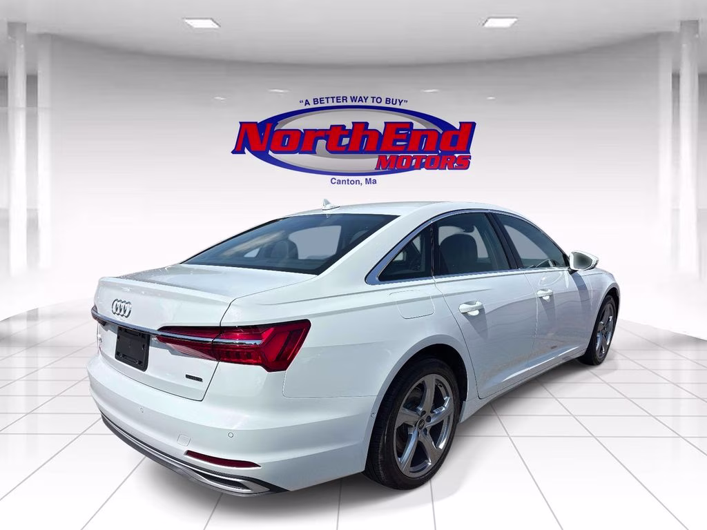 2024 White Audi A6 45 Premium Plus AWD Sedan