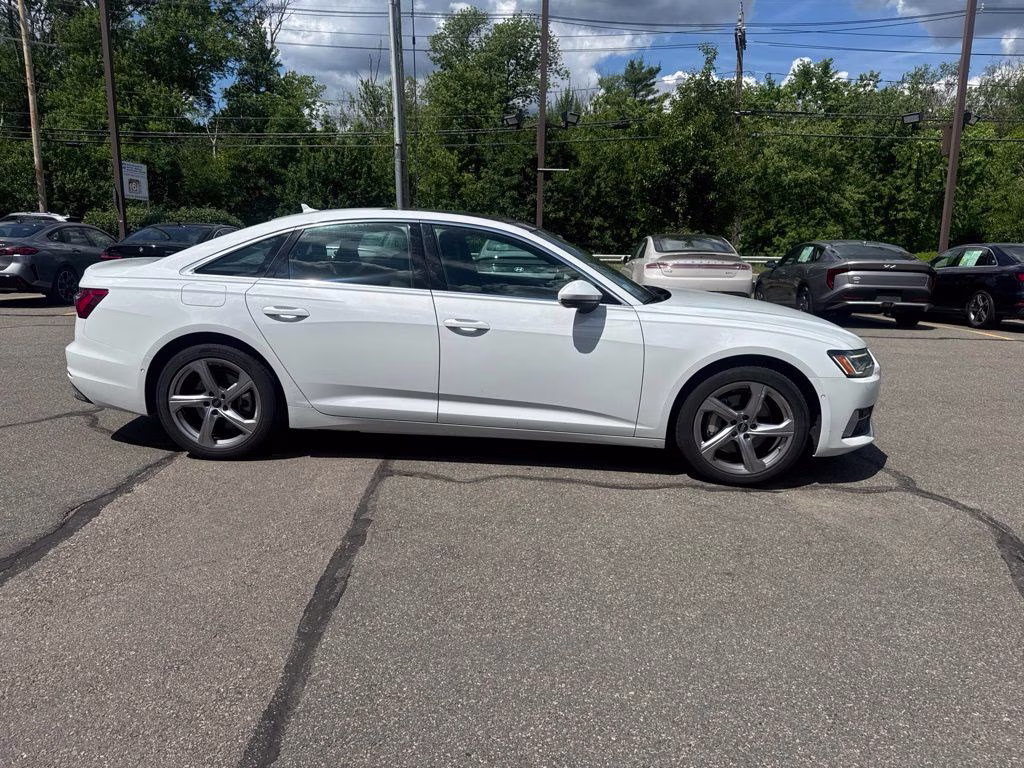 2024 White Audi A6 45 Premium Plus AWD Sedan