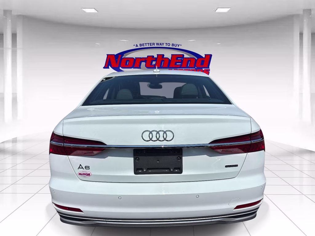 2024 White Audi A6 45 Premium Plus AWD Sedan