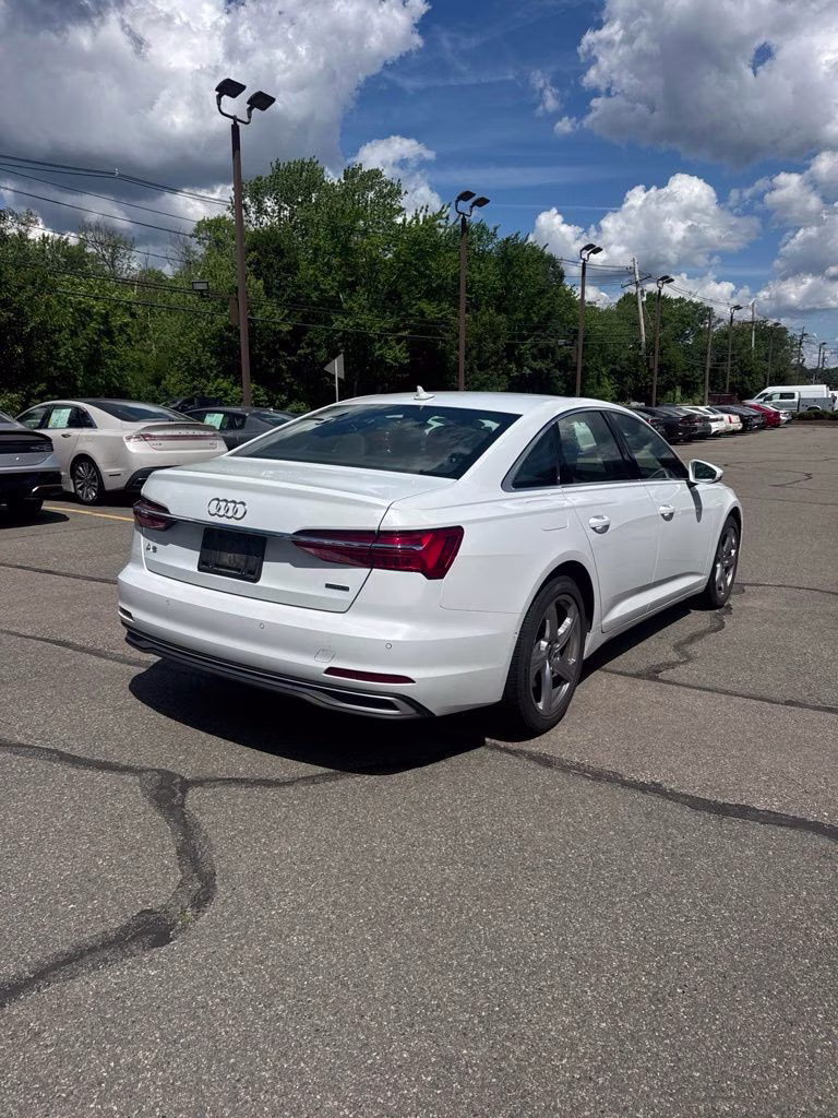 2024 White Audi A6 45 Premium Plus AWD Sedan