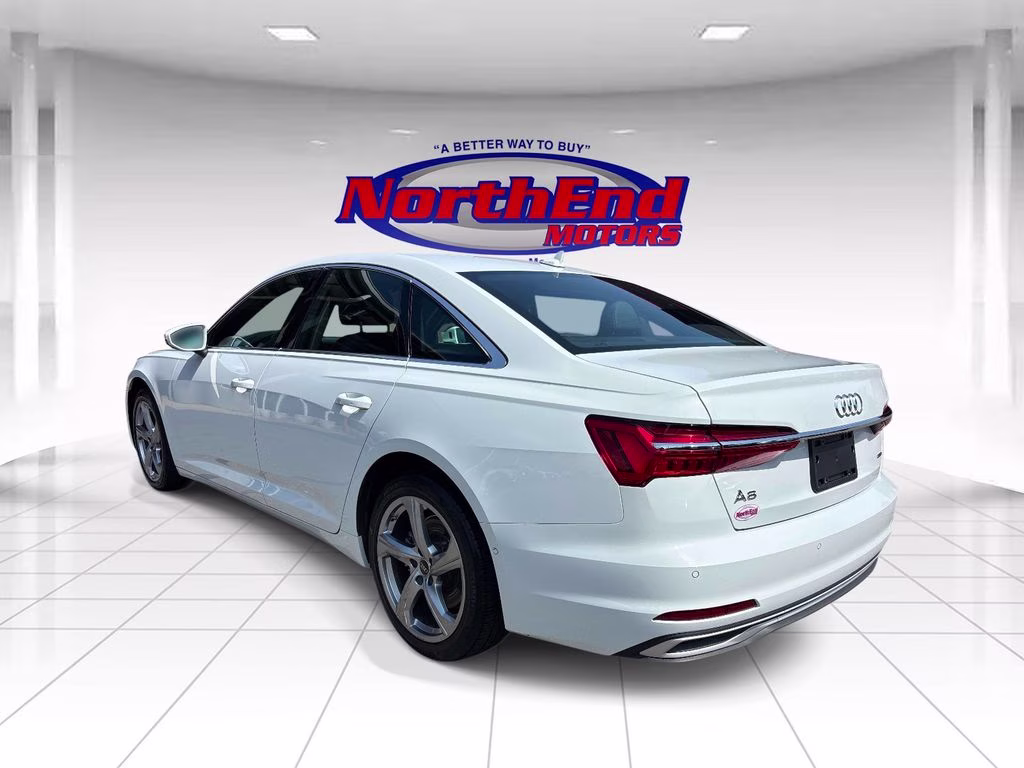 2024 White Audi A6 45 Premium Plus AWD Sedan