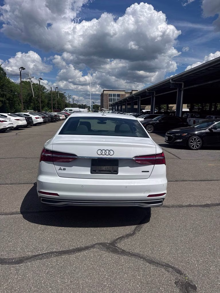 2024 White Audi A6 45 Premium Plus AWD Sedan