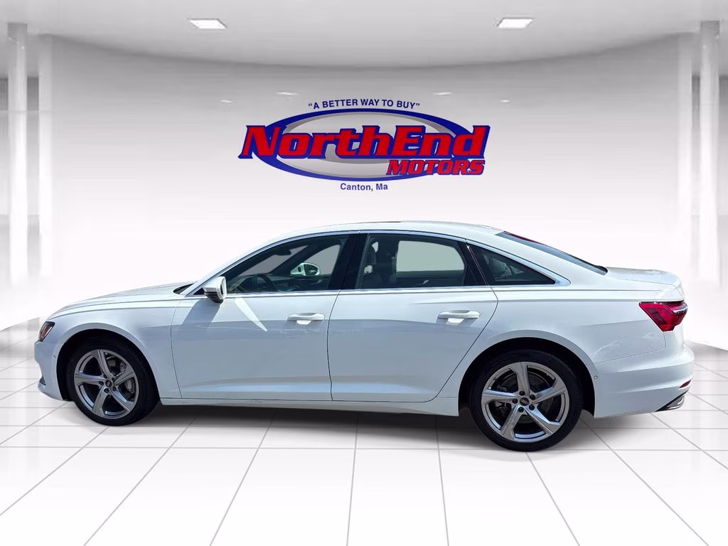 2024 White Audi A6 45 Premium Plus AWD Sedan