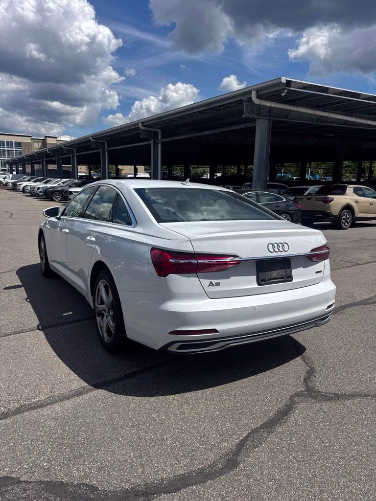 2024 White Audi A6 45 Premium Plus AWD Sedan