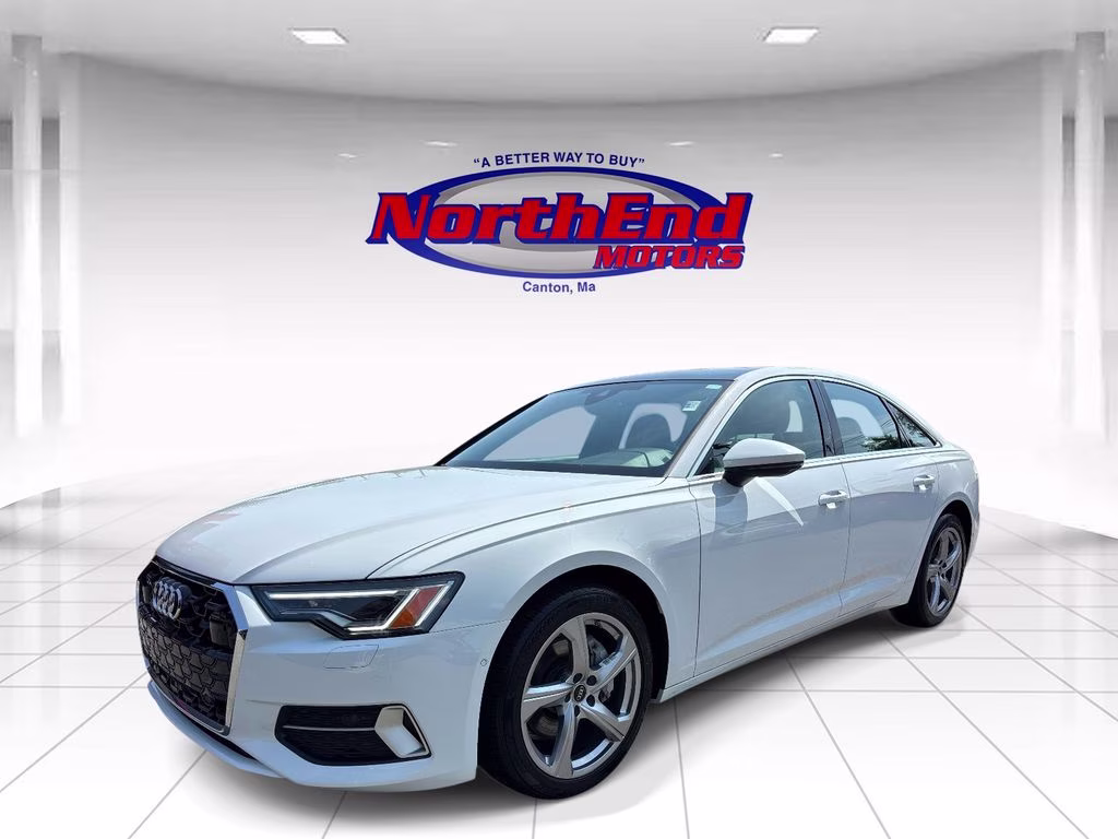 2024 White Audi A6 45 Premium Plus AWD Sedan
