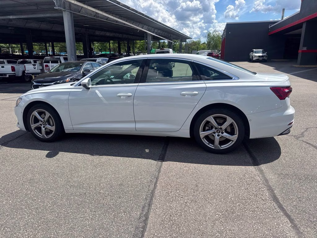 2024 White Audi A6 45 Premium Plus AWD Sedan