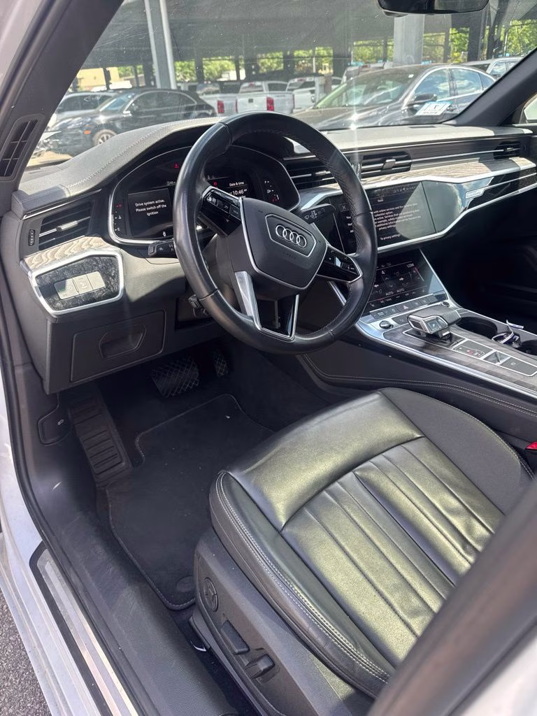 2024 White Audi A6 45 Premium Plus AWD Sedan