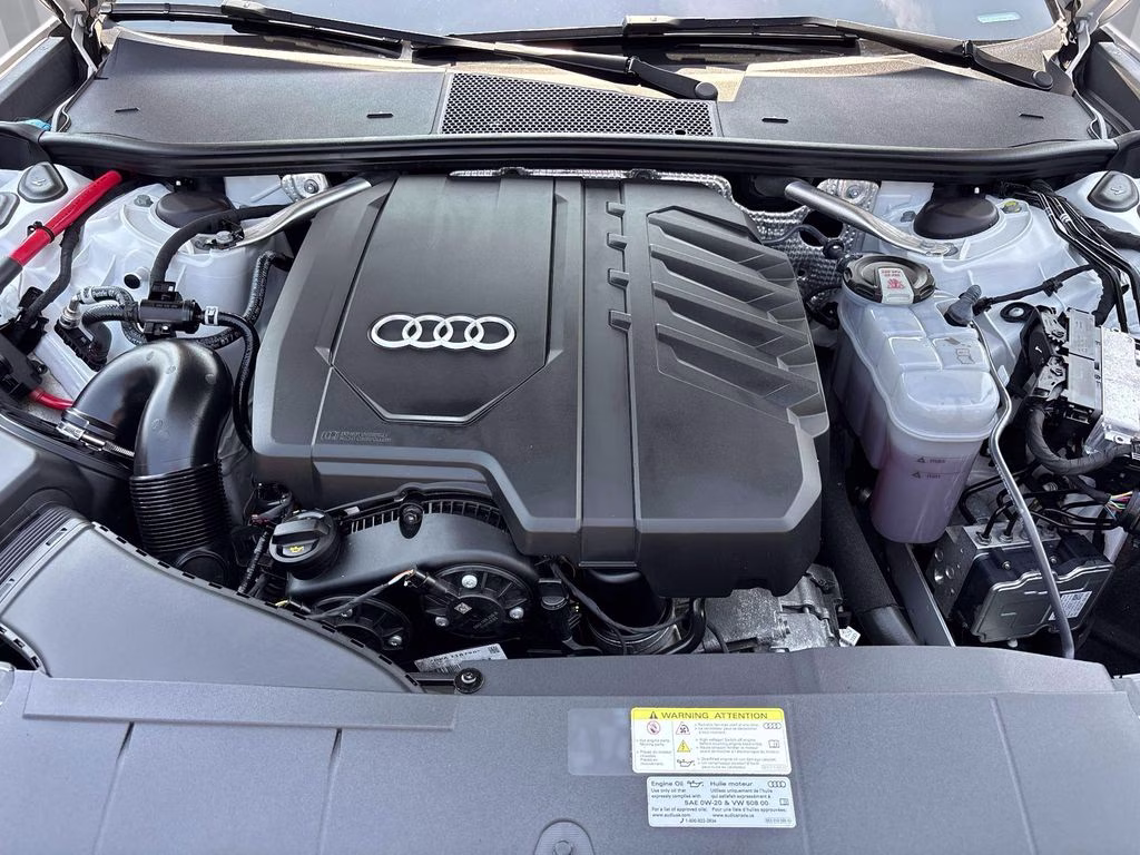 2024 White Audi A6 45 Premium Plus AWD Sedan
