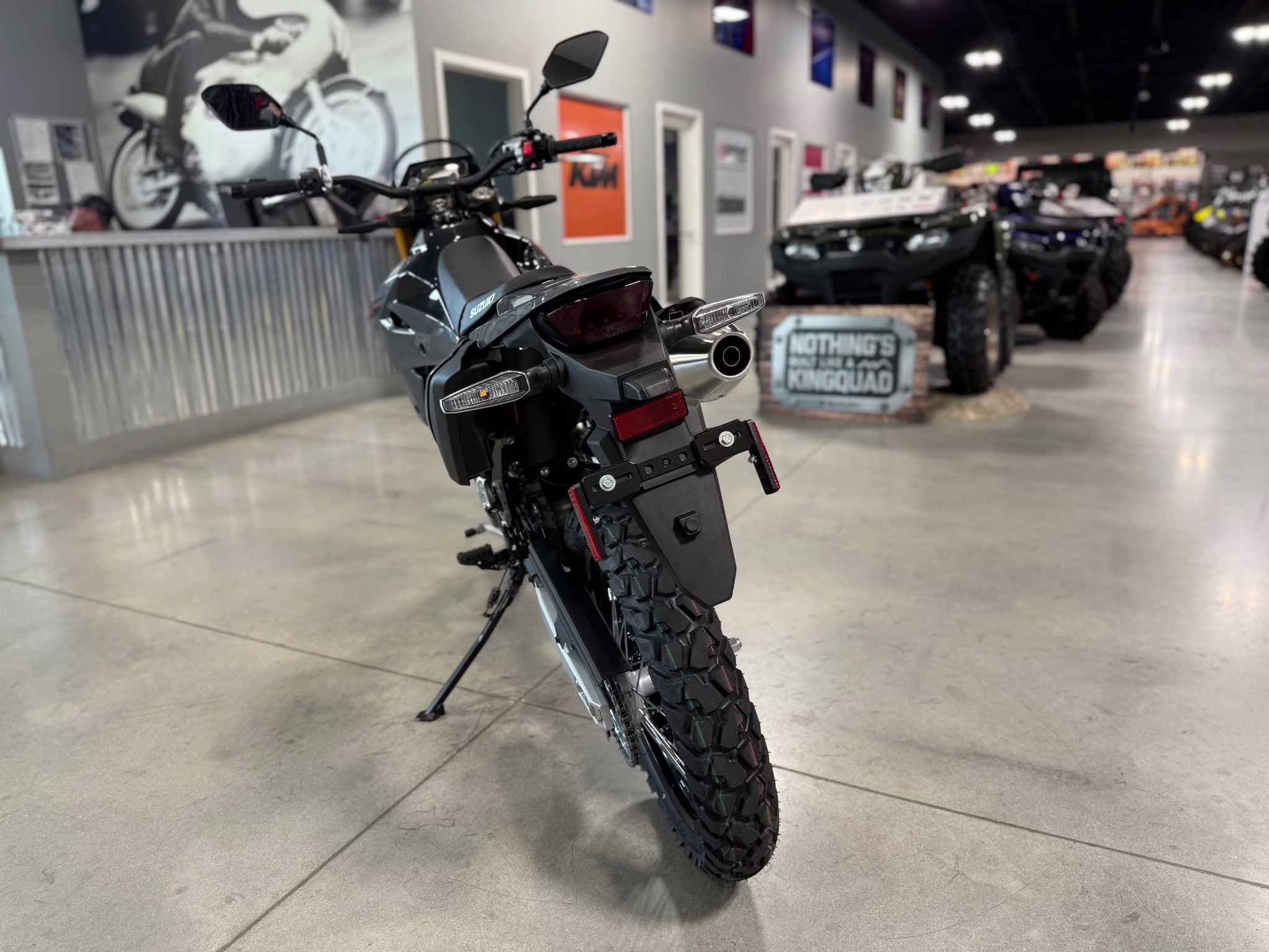 2025 SKY GRAY Suzuki DR-Z 4S Motorcycle