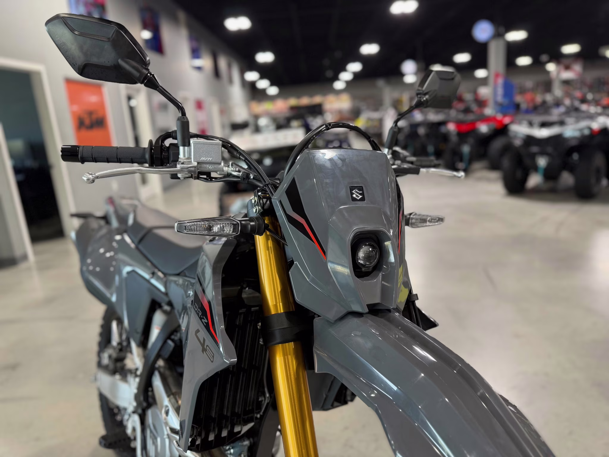 2025 SKY GRAY Suzuki DR-Z 4S Motorcycle