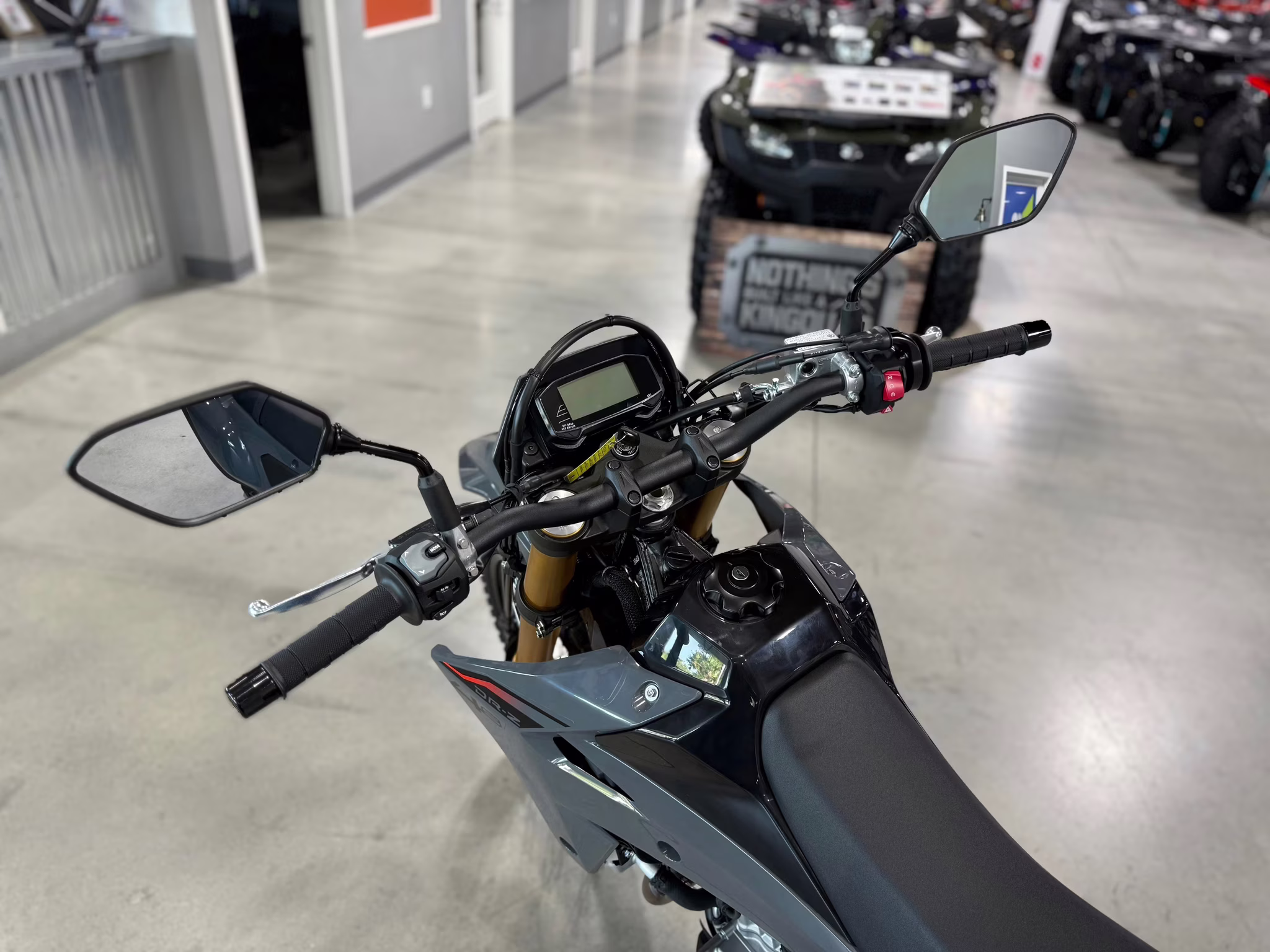 2025 SKY GRAY Suzuki DR-Z 4S Motorcycle