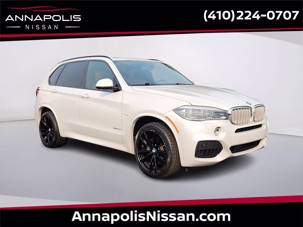 2016 White Metallic BMW X5 xDrive50i AWD SUV