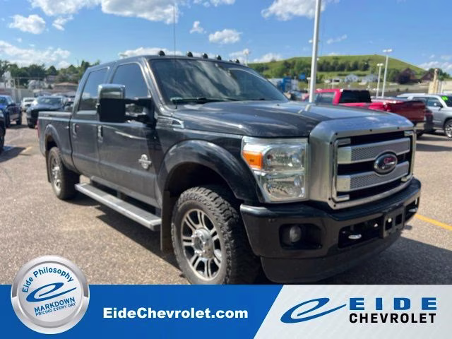 2014 Tuxedo Black Metallic Ford Super Duty F-250 SRW Platinum 4X4 Truck