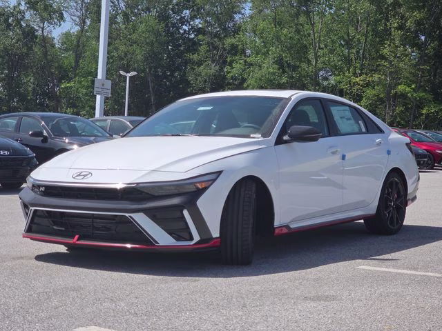 2026 Atlas White Hyundai Elantra N Base FWD Sedan