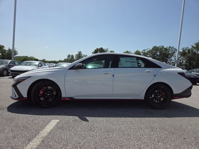2026 Atlas White Hyundai Elantra N Base FWD Sedan