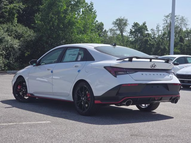 2026 Atlas White Hyundai Elantra N Base FWD Sedan