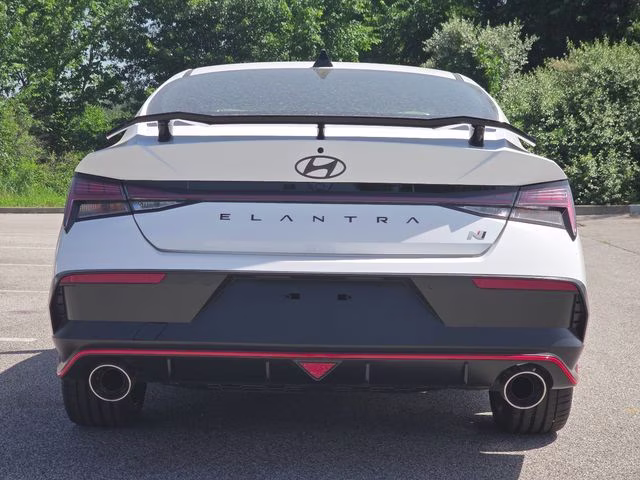 2026 Atlas White Hyundai Elantra N Base FWD Sedan
