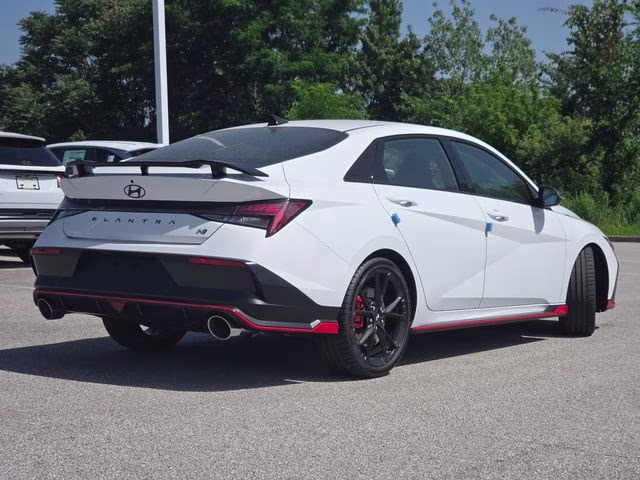 2026 Atlas White Hyundai Elantra N Base FWD Sedan