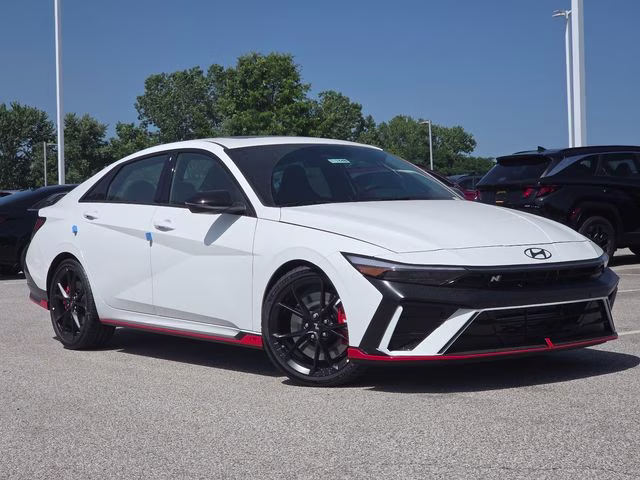 2026 Atlas White Hyundai Elantra N Base FWD Sedan