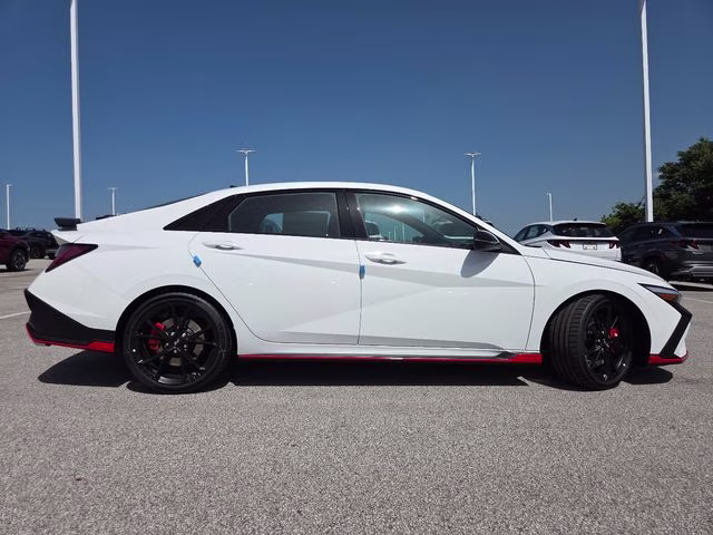2026 Atlas White Hyundai Elantra N Base FWD Sedan