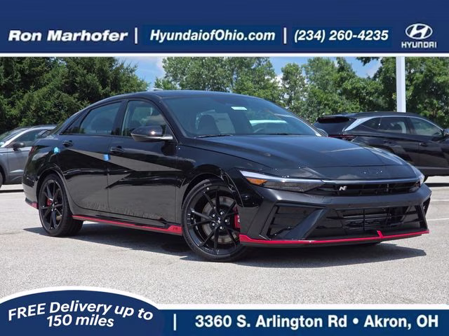 2026 Abyss Black Hyundai Elantra N Base FWD Sedan