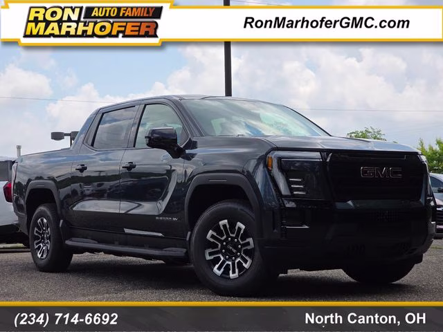 2026 Deep Ocean Metallic GMC Sierra EV Elevation 4X4 Truck