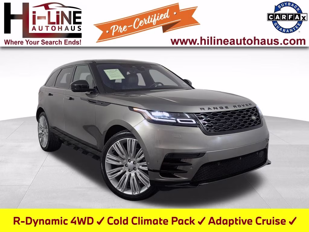 2021 Silicon Silver Premium Metallic Land Rover Range Rover Velar P250 R-Dynamic S 4X4 SUV