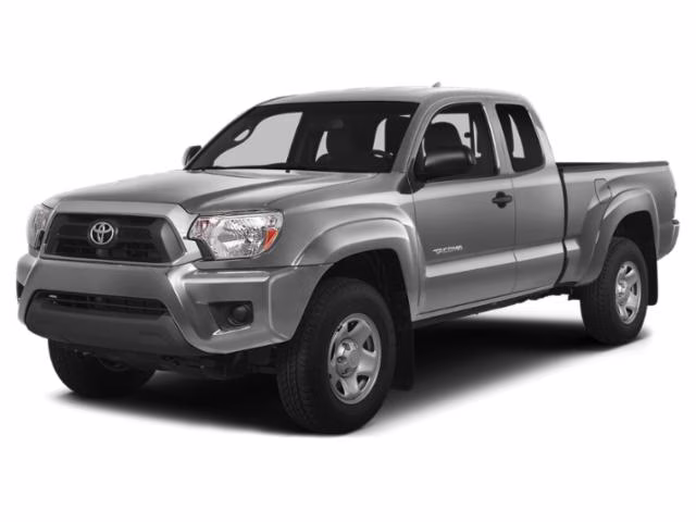 2015 Silver Toyota Tacoma 4X4 Truck