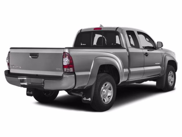 2015 Silver Toyota Tacoma 4X4 Truck