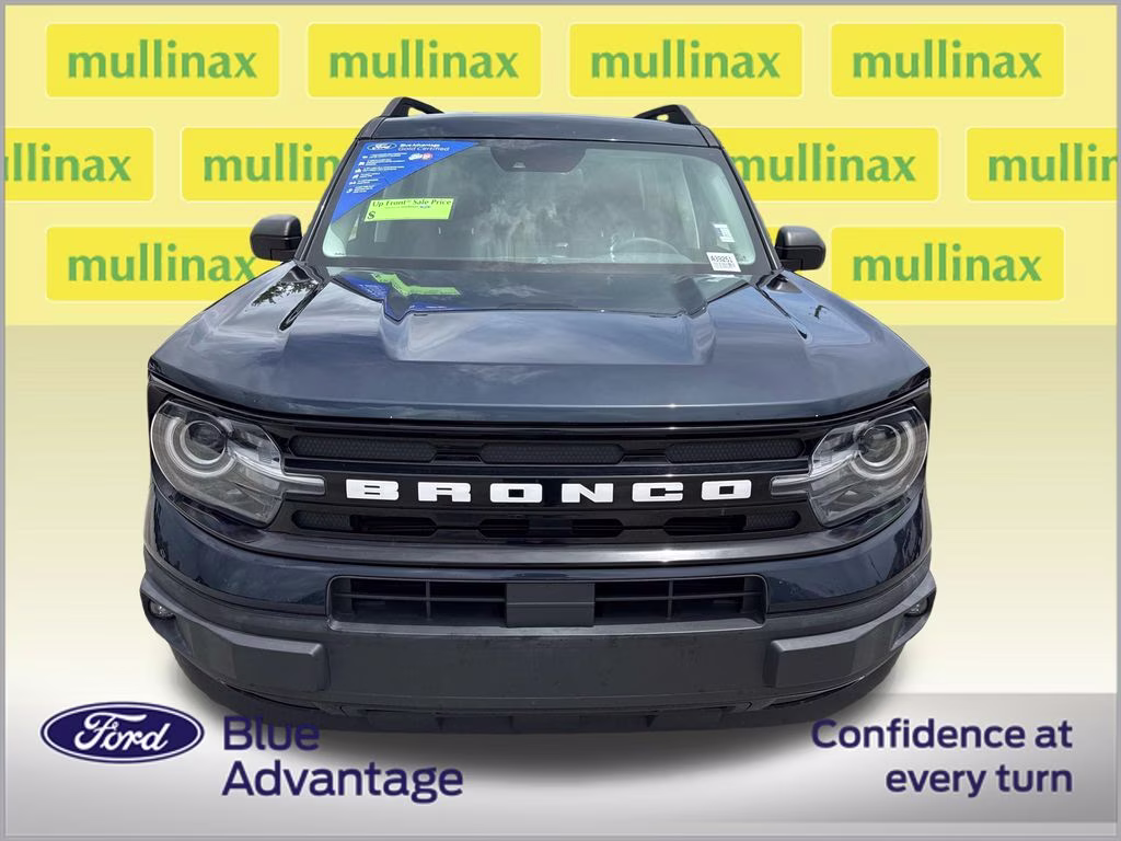 2021 Alto Blue Metallic Tinted Clearcoat Ford Bronco Sport Outer Banks 4X4 SUV