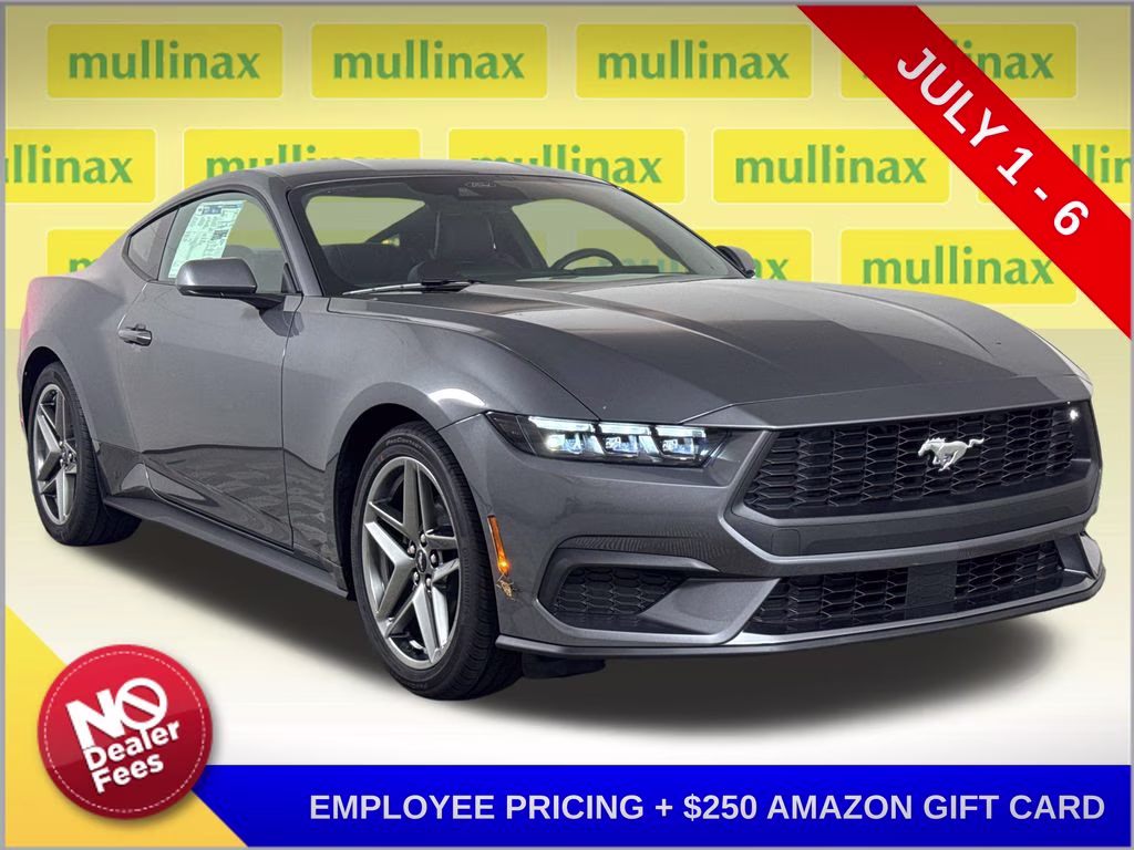 2026 Carbonized Gray Metallic Ford Mustang EcoBoost RWD Coupe