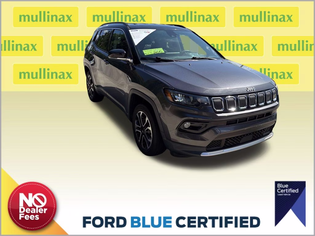 2022 Granite Crystal Metallic Clearcoat Jeep Compass Limited 4X4 SUV