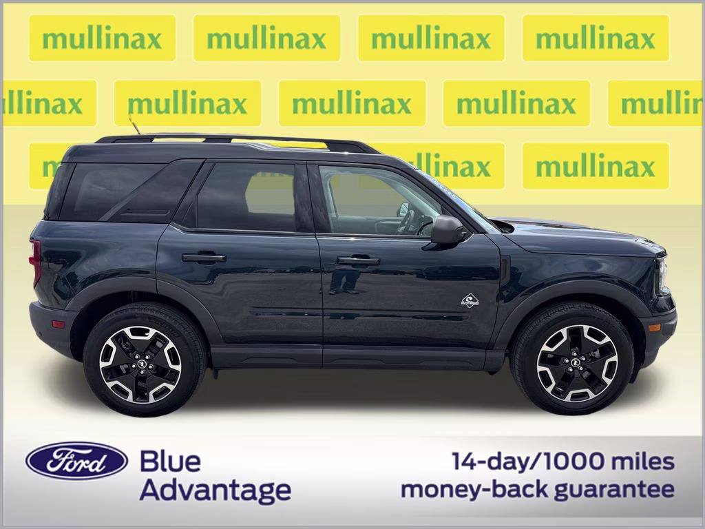 2021 Alto Blue Metallic Tinted Clearcoat Ford Bronco Sport Outer Banks 4X4 SUV