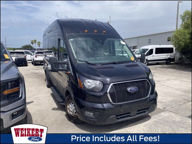 2024 Black Metallic Ford Transit-350 XLT RWD Crossover