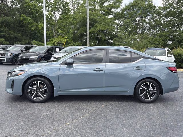 2025 Atlantic Gray Metallic Nissan Sentra SV FWD Sedan