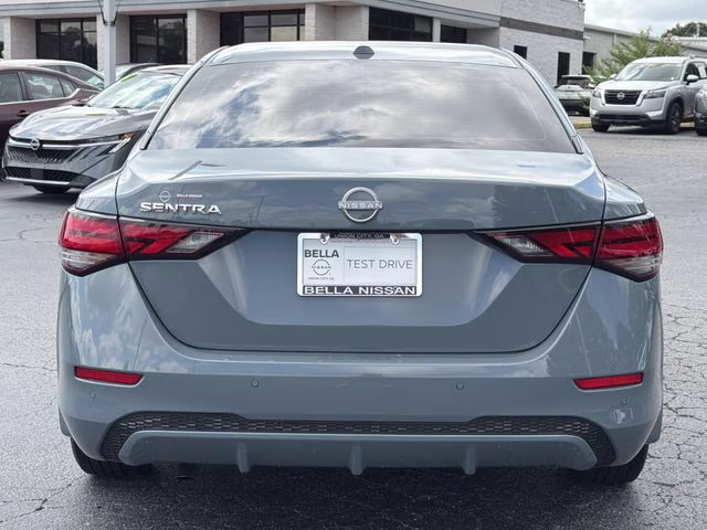 2025 Atlantic Gray Metallic Nissan Sentra SV FWD Sedan