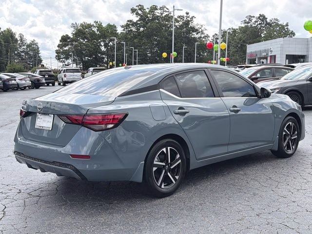 2025 Atlantic Gray Metallic Nissan Sentra SV FWD Sedan