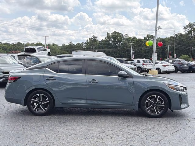 2025 Atlantic Gray Metallic Nissan Sentra SV FWD Sedan