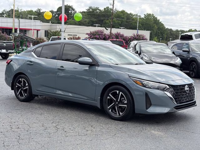 2025 Atlantic Gray Metallic Nissan Sentra SV FWD Sedan