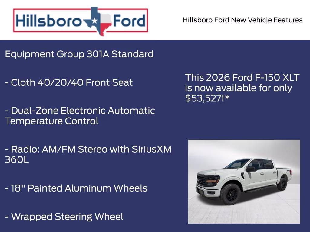 2026 Avalanche Ford F-150 XLT 4X4 Truck