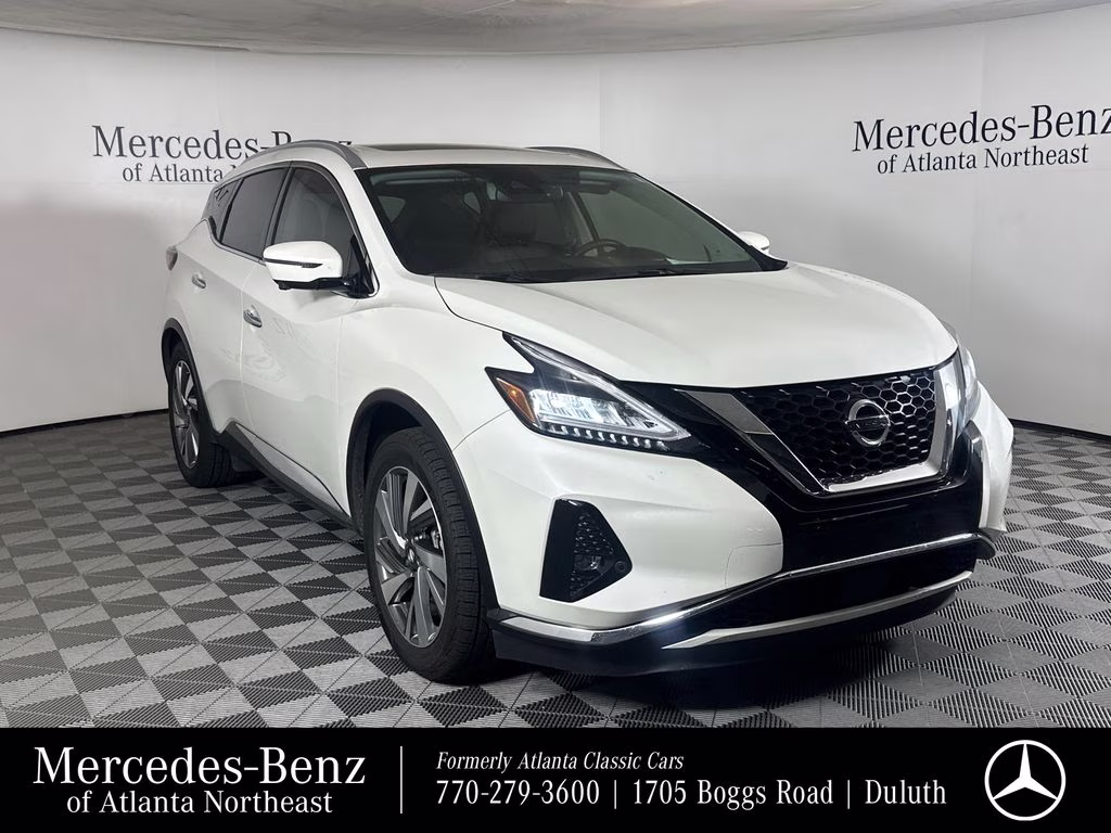 2020 Pearl White Tricoat Nissan Murano SL FWD SUV