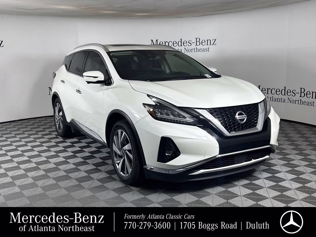 2020 Pearl White Tricoat Nissan Murano SL FWD SUV