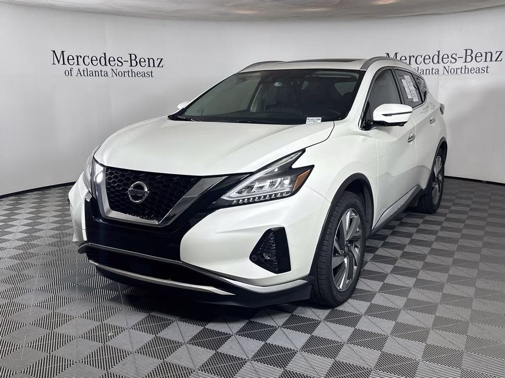 2020 Pearl White Tricoat Nissan Murano SL FWD SUV