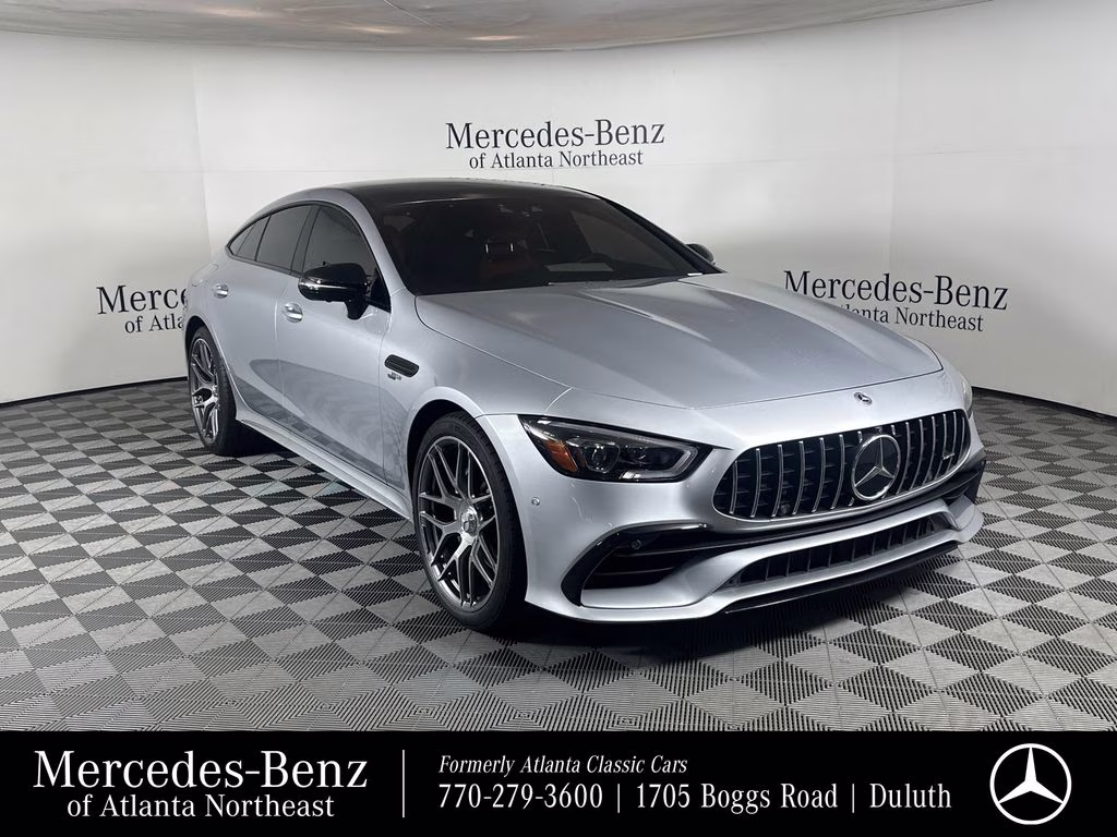 2022 Cirrus Silver Metallic Mercedes-Benz AMG GT 53 Base AWD Hatchback
