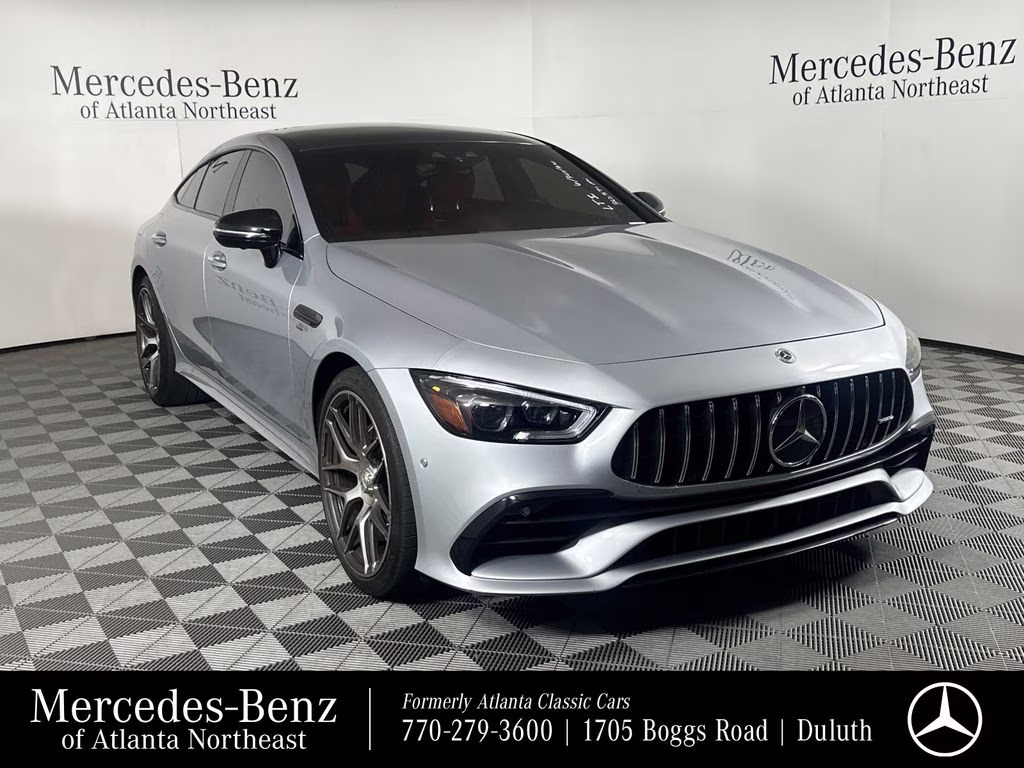 2022 Cirrus Silver Metallic Mercedes-Benz AMG GT 53 Base AWD Hatchback